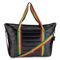 Sac fourre-tout en toile surdimensionné « Pastel Delight » pour voyage, recyclé, durable, élégant, pour femme, personnalisable, vente en gros