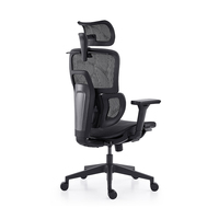 Chaise de bureau de direction de haute qualité 2025 avec dossier ergonomique en maille 3D, accoudoirs et repose-pieds doubles, fonction pivotante - Certifiée BIFMA