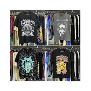 Fashion Trend Style Letter Printing Round Neck Loose T-Shirt Custom High Quality Printing Heavy Weight T Shirt For Men