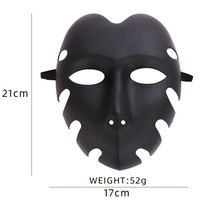 Masques en plastique personnalisés pour Halloween, fournitures de fête pour enfants, masques de cosplay, marchandises, costumes de fête dansante, masques de bal