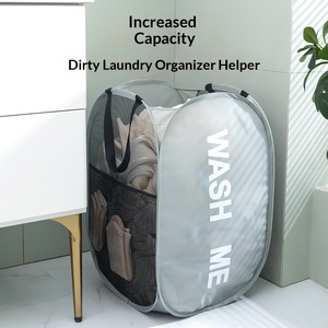 Cesto de Ropa Sucia Plegable de Malla – Gran Capacidad, Ligero, Portátil, Transpirable - Product Image 5