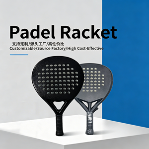 Raqueta de Pádel Elite 12K de Fibra de Carbono, Forma de Diamante, con Empuñadura Ergonómica y Mejora del Efecto de Rotación, para Todos los Niveles de Habilidad - Product Image 4
