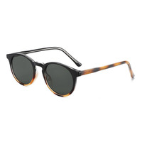 Lunettes de soleil unisexes à monture ronde dégradée multicolores en polycarbonate, idéales pour la course, le cyclisme et la décoration extérieure – Meilleures ventes