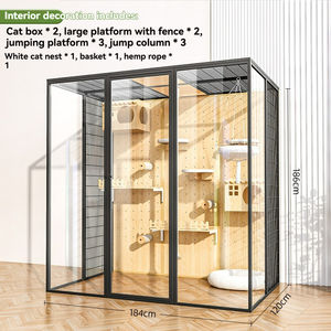 Rivoluzione Spaziale 2025 Villa Tiragraffi a Castello a 5 Livelli con Lettiera Nascosta Design Modulare Compatto da Arrampicata per Monolocale - Product Image 2