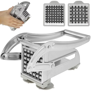 Manual Potato Slicer Stainless Steel French Fry Slicer Potato Slicer Meat Cutter Dicer Cutting Machine <b>Tools</b> - Product Image 5
