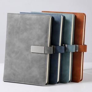 Carnet en cuir personnalisé, fabrication sur mesure, logo imprimé, format A5, ensemble cadeau promotionnel pour entreprise - Product Image 4