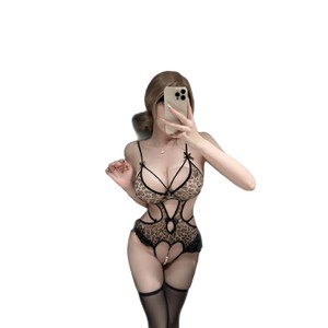 Combinaison imprimée léopard Lemon Story, costume sexy trois pièces, déguisement féminin pour jeux de rôle avec queue - Product Image 5