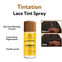 Spray teinté en aérosol pour dentelle Accessoires pour perruques avant Retouche de cheveux Correcteur de cuir chevelu Perruques avant teintées pour dentelle Spray de couleur marron clair
