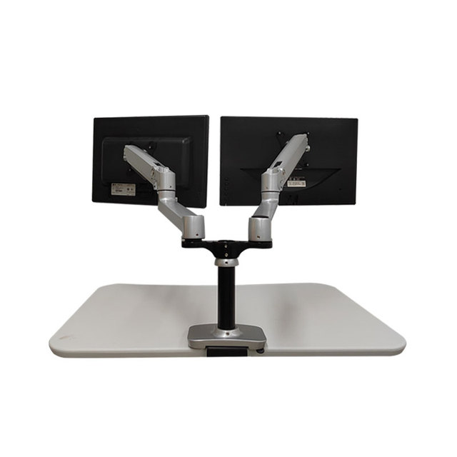 17-37 Inches Aluminum Support Computer Ultrawide Screen Double Monitor Arm Monitor Mount Dual Monitor Stand