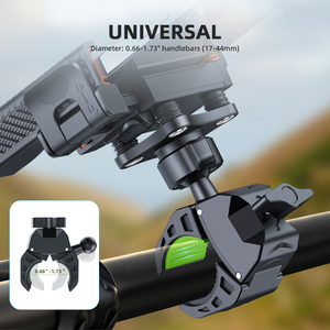 Support de téléphone de moto Anti-tremblement support vélo 17mm boule rotatif hauteur réglable support de support de téléphone de verrouillage transfrontalier - Product Image 4