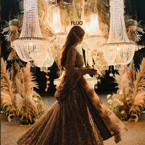 Moderno Stand di nozze di illuminazione impermeabile di cristallo <span class=keywords><strong>esterno</strong></span> lampadari di nozze <span class=keywords><strong>per</strong></span> matrimoni arredamento - Product Image 5