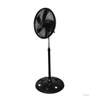 Ventilateur debout moderne de 18 pouces 220v à 5 lames en aluminium pour le salon, la chambre et la voiture domestique.