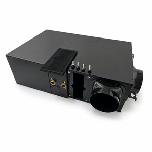 Système de ventilation à air frais 350 m³/h, ventilation à pression positive avec préchauffage par serpentin d'<span class=keywords><strong>eau</strong></span>, acier galvanisé pour la maison - Product Image 1