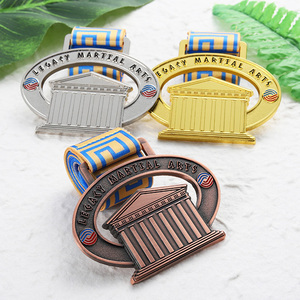 Medallas Metálicas de Alta Calidad, Proveedor de Medallas de Artes Marciales con Relieve, Medallas Huecas Chapadas en Oro, Plata y Latón para Personalizar - Product Image 3