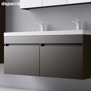 Design personalizzabile a buon mercato vanità <span class=keywords><strong>bagno</strong></span> appeso a parete mobili da <span class=keywords><strong>bagno</strong></span> armadi a specchio moderno stoccaggio Hotel finitura melaminica - Product Image 5