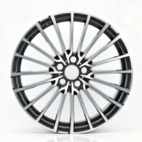 19x8.5 19x9.5 20x8.5 20x9.5 Velg Alloy Tempa 5x112 5x120 Gun Gray Machine Rims untuk BMW Audi Mercedes Porsche Macan Touareg