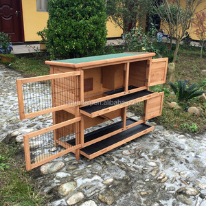 SDR020 Handgefertigter Holz-Kaninchenstall Fabrik OEM Haustierprodukte Made in China für Kaninchen & Andere Kleintiere - Product Image 4