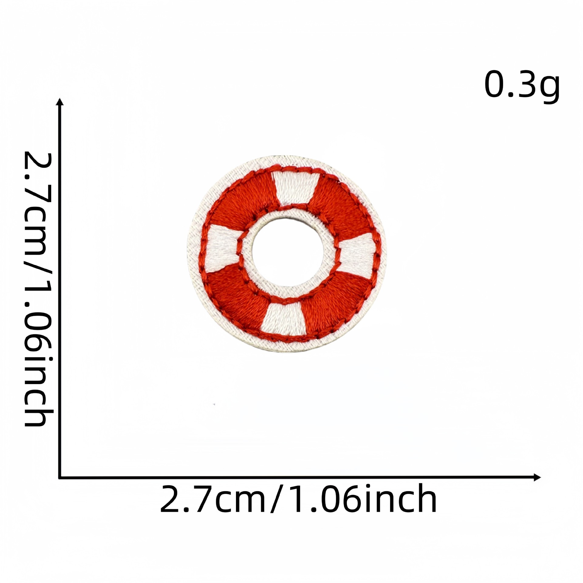 Ocean series cloth stickers 6