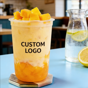 Gobelets en plastique à paroi simple de 500 ml pour slush et desserts, diamètre 90 mm, contenants jetables personnalisés à emporter - Product Image 2