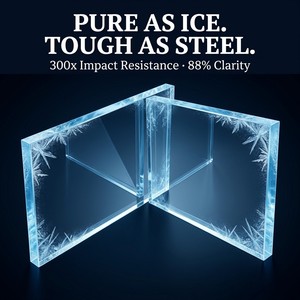 Pannelli <span class=keywords><strong>Trasparenti</strong></span> in Policarbonato PC <span class=keywords><strong>per</strong></span> Tetti, <span class=keywords><strong>Lastre</strong></span> Solide da 4mm 5mm 6mm - Product Image 1