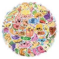 Étiquettes personnalisées, autocollants de dessins animés pour enfants, autocollants alimentaires, autocollants de personnages de dessins animés, autocollants artistiques, autocollants d'emballage