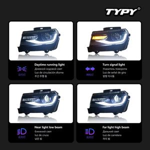 Nuevo Conjunto de Faros LED de 24V y 6000K para Chevrolet Camaro de 5ª Generación (2014-2015) con Luz Delantera de Señal de Giro Secuencial - Product Image 3