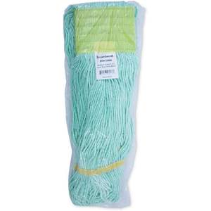Cabezal de Mopa Ecológico Boardwalk EcoMop BWK1200MEA Verde Mediano con Fibras Recicladas de Extremo Enlazado - Product Image 1