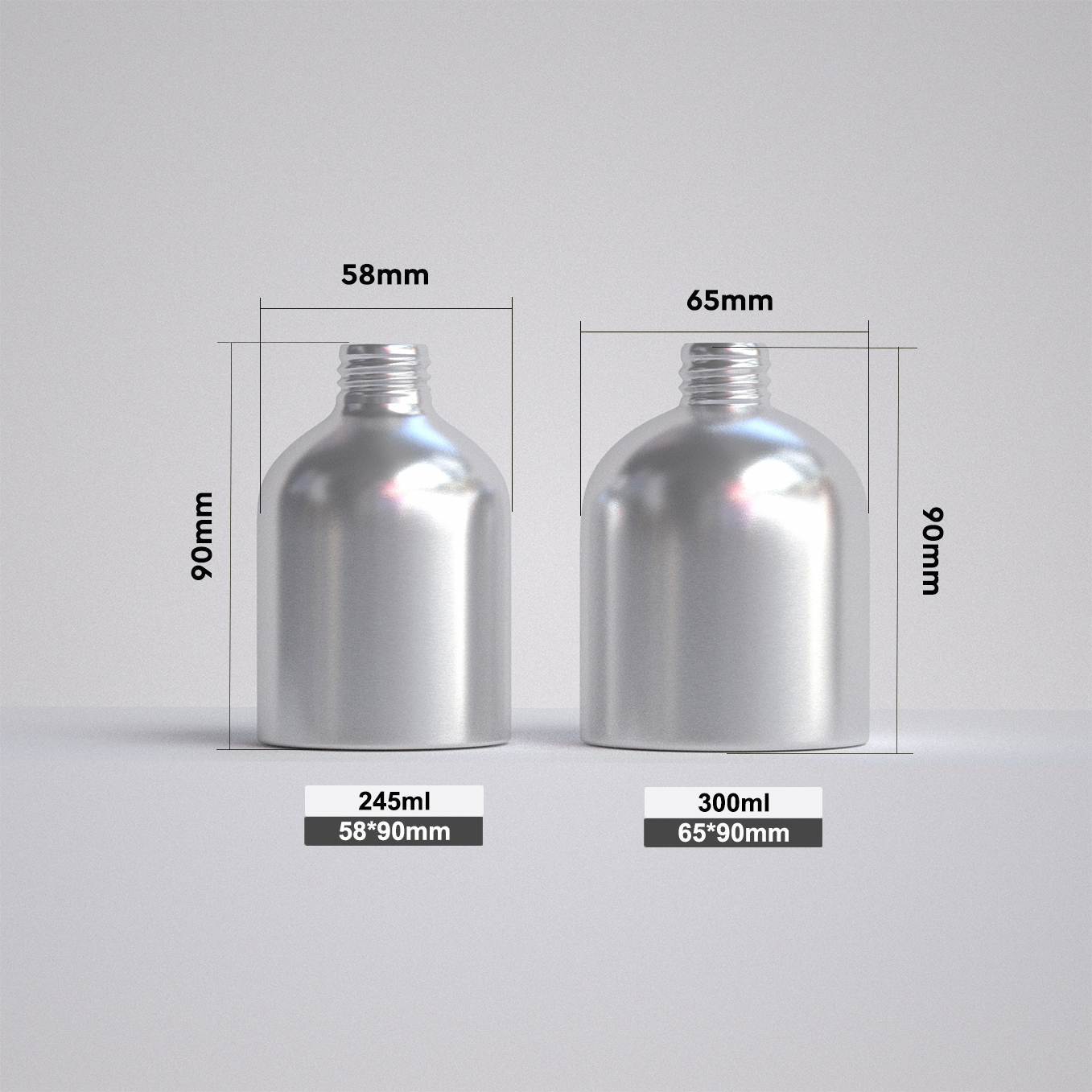 silver bottle