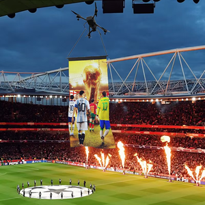 P15 P20 P25 P40 Drone Show Flying Led Mesh Display Scree Led Mesh Hologram <span class=keywords><strong>Sky</strong></span> pour l'affichage publicitaire - Product Image 2