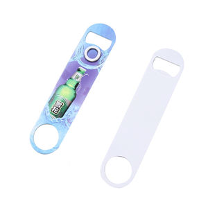 Personalizzato Portachiavi In Metallo Personalizzato Cordino Birra Chiave In Bianco In Acciaio Inox Logo Con La Carta Magnete Sublimazione Bottiglia di Vino Opener - Product Image 1