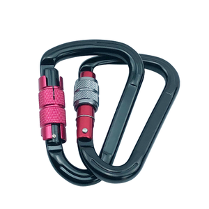 Di alta qualità a forma di D moschettone vendita calda di roccia arrampicata a scatto gancio di blocco strumento di fabbrica prezzo all'ingrosso per campeggio all'aperto escursioni - Product Image 2