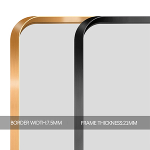 Full-Length <strong>Dressing</strong> <strong>Mirror</strong> High Quality Aluminum Black/Gold Frame Bedroom Living Room Standing <strong>Mirror</strong> - Product Image 6