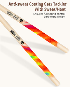 Gậy trống 5A 5B bán buôn, chất liệu gỗ, dành cho người lớn, phụ kiện nhạc cụ, chất lượng tương đương Vic Firth - Product Image 3