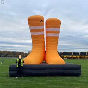 <span class=keywords><strong>Bottes</strong></span> à talons hauts géantes gonflables et lumineuses à LED, attrape-regards, pour la publicité de l'inauguration d'un magasin de chaussures/événement de mode/exposition - Product Image 4
