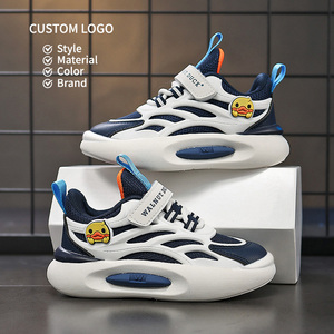 2025 nuove scarpe sportive da ragazzo per la corsa Casual da bambino primavera e autunno con maglia traspirante antiscivolo comode e pratiche - Product Image 1