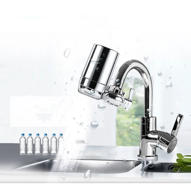 Household Kitchen Popular Tap Filter Stainless Steel Water Faucet Purifier Filter