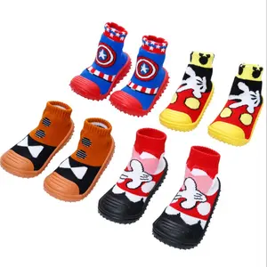 All'ingrosso suole in gomma morbida scarpe da pavimento antiscivolo calzini da pavimento per bambini calzini per bambini calzini creativi per bambini