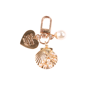 Llavero con Forma de Corazón y Perlas de Concha para Niñas, Accesorio Nuevo 2026, para Bolsos y <span class=keywords><strong>Airpods</strong></span> - Product Image 4