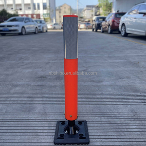 Disponible Flexible <span class=keywords><strong>Re</strong></span>-Bound Traffic Delineator Post durable en plastique sécurité routiè<span class=keywords><strong>re</strong></span> panneau réfléchissant Avertissement colonne Route Pile - Product Image 4