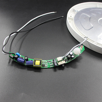 Meilleur prix personnalisé intelligent encastré rond 12w capteur de mouvement led panneau lumineux