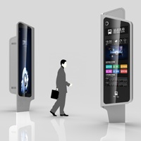 Señalización Digital Inteligente para Ciudades, Pantalla Táctil LCD para Exteriores, Información en Tiempo Real para Paradas de Autobús