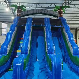 Tobogán Inflable Gigante <span class=keywords><strong>de</strong></span> PVC, Combinado <span class=keywords><strong>con</strong></span> <span class=keywords><strong>Piscina</strong></span>, Tobogán Acuático y Seco, <span class=keywords><strong>Casa</strong></span> <span class=keywords><strong>de</strong></span> Brinco, Parque <span class=keywords><strong>de</strong></span> Aventuras Azul y Verde, Parque <span class=keywords><strong>de</strong></span> Trampolines <span class=keywords><strong>para</strong></span> Diversión - Product Image 6