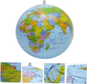 Pelota de Playa Inflable de PVC de 16 Pulgadas, Plegable, con Diseño de Mapa del Mundo, para Niños - Product Image 5