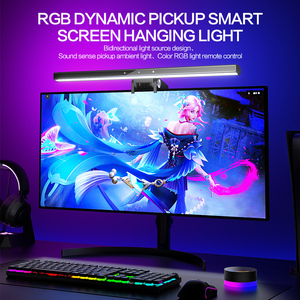 Usb điều khiển từ xa màn hình Đèn đọc sách thay đổi độ sáng Máy Tính Xách Tay PC máy tính screenbar RGB Đèn nền màn hình đèn cho chơi game làm việc - Product Image 4