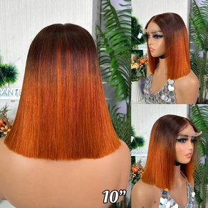 Peluca Bob SDD 5*5 con Cierre, 100% Cabello Humano, Color Mixto, Sin Pegamento, Liso Natural - Product Image 6