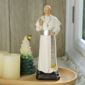 Productos en Stock, Estatuas Religiosas Católicas de Resina, Arte Cristiano, Decoración <span class=keywords><strong>del</strong></span> Hogar, Materiales de Arte, Artículos de Artesanía, Cuerpo <span class=keywords><strong>del</strong></span> <span class=keywords><strong>Papa</strong></span> Francisco - Product Image 1