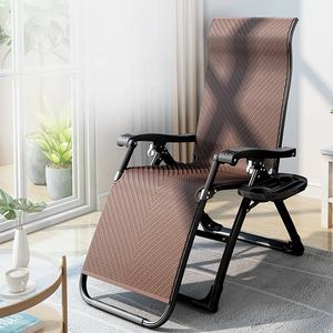 Sedia reclinabile da campeggio pieghevole in tessuto traspirante di lusso per rilassarsi e dormire - Product Image 1