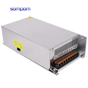 Fonte de alimentação potente 12V 24V 36V 48V 10A 15A 20A 30A 40A 50A PSU para máquinas, atacado DC 12V 40A 500W