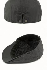 Nouveau Chapeau Casquette Plate Homme Automne Hiver en Coton Style Vintage Décontracté pour l'Extérieur - Product Image 6