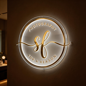 Lettres lumineuses Halo personnalisées pour salon de coiffure, enseigne LED à lettres canal, lettres de logo personnalisées, signalétique extérieure pour salon de coiffure - Product Image 2